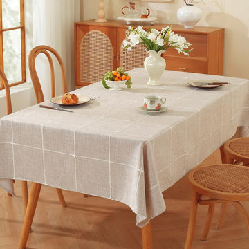 Rustic Square Tablecloth 60x60 Inch Farmhouse Outdoor Table Cover