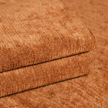 58" x 40" Chenille Fabric | Soft Luxury Decor & Fashion | Crafting Cozy Comfort & Timeless Elegance (Brown)