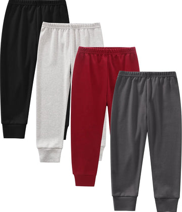 Toddler Boys Cotton Pants, Pack Sweatpants Joggers