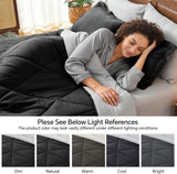 Queen Comforter Set 7 Pieces Bed in A Bag