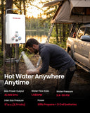 BE158 Tankless Water Heater Propane | CSA Certified | 1.58 GPM, 41