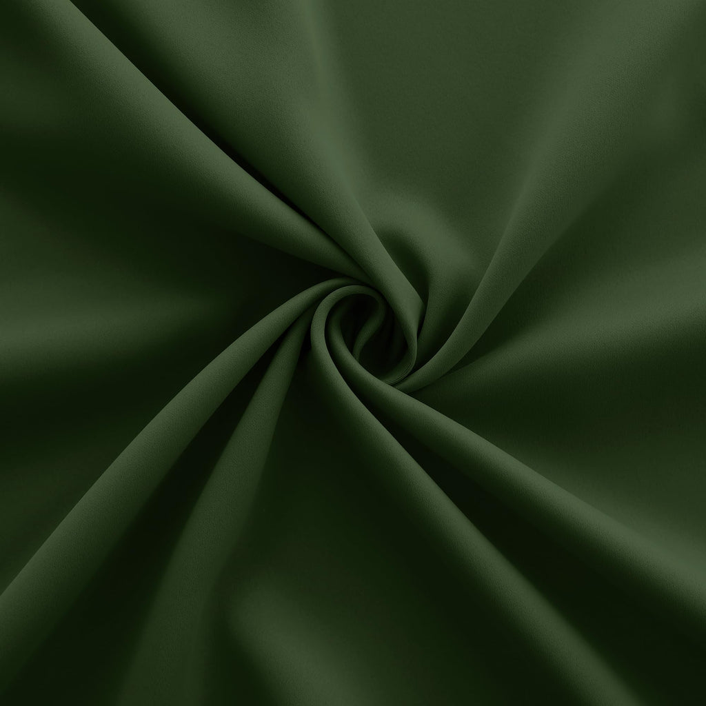 Forest Green Blackout Curtains, 52 x 90 Inches Long, Grommet Thermal Insulated Room Darkening Window Drapes, Olive