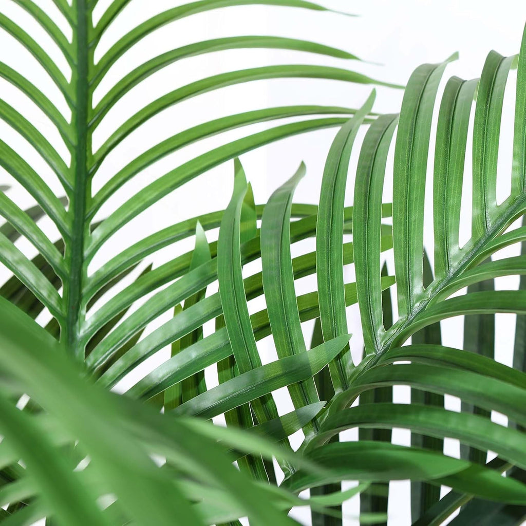 8ft Artificial Golden Cane Palm Tree, UV Resistant