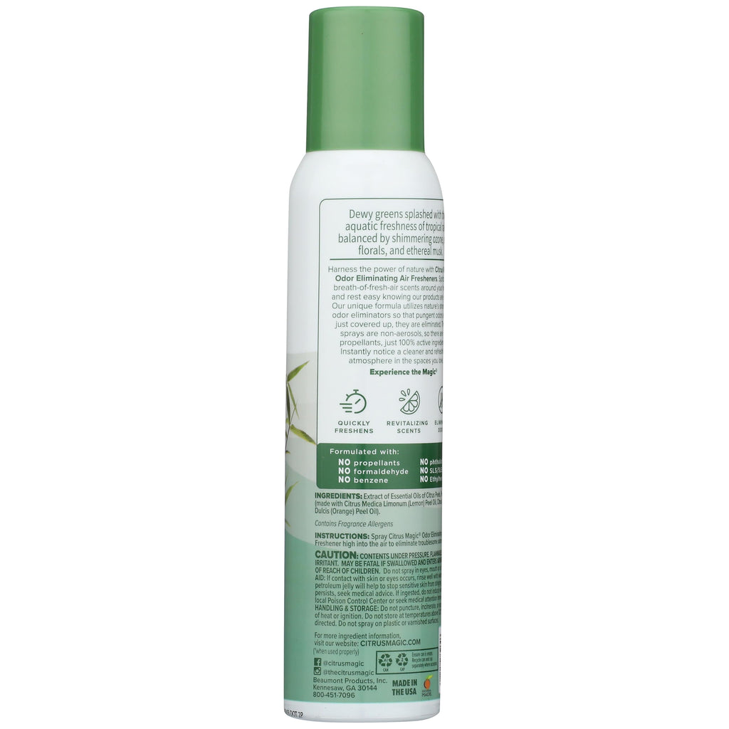 Air Freshener Spray, Bamboo Rainforest, 3 Ounce, Pack of 3