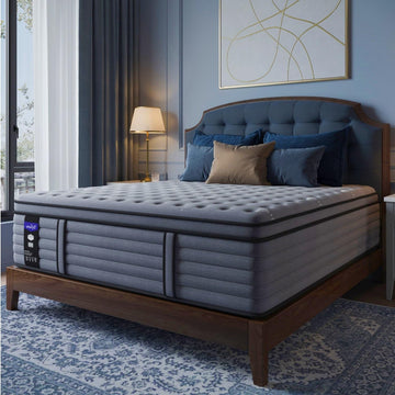 (Luxury Hotel) 12 Inch Hybrid California King Size Mattress, Firm Feel | (2026 Upgraded) Reinforced Edge Support