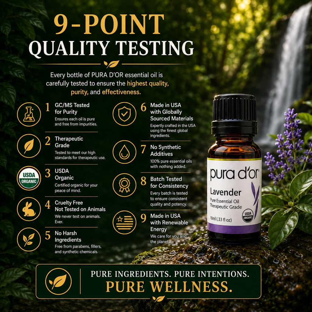 Organic Sweet16 Essential Oils Aromatherapy Box Set, 10mL x16