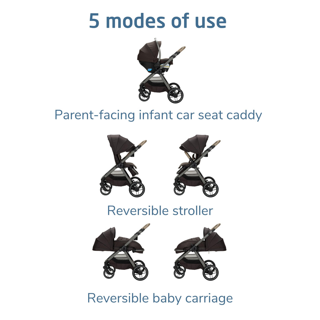 Maxi-Cosi Oxford Modular Travel System, French Roast