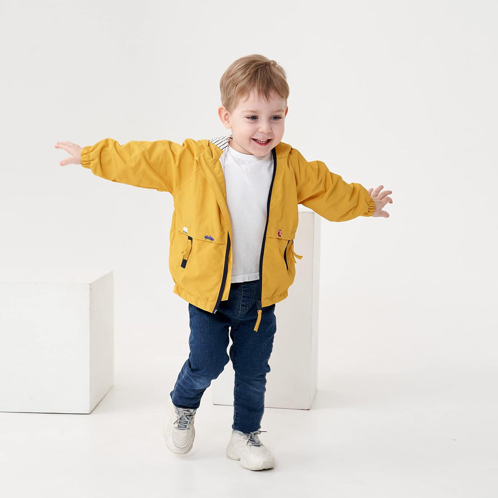 Toddler Boys Spring Windbreaker Lightweight Jacket