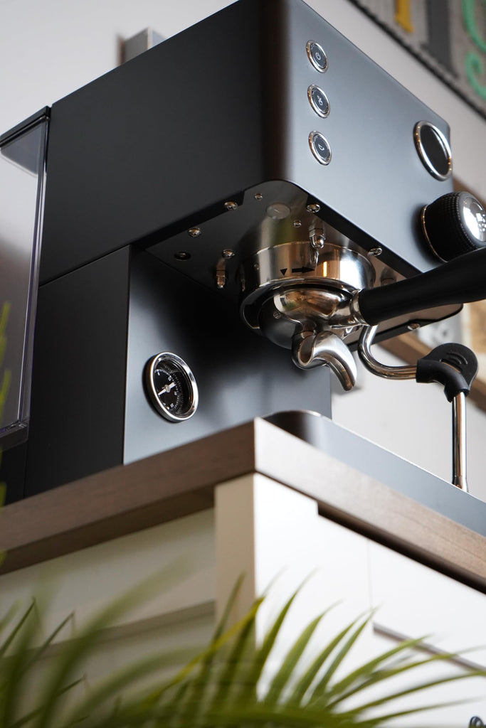 Legato V2 Espresso Machine, PID Temperature Control, 58mm Portafilter, Black