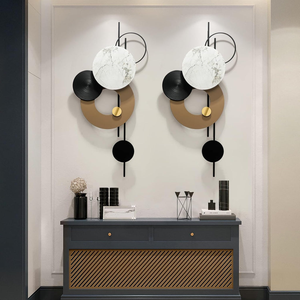 Large Metal Wall Decor Modern Metal Wall Art 3D Wall Sculptures