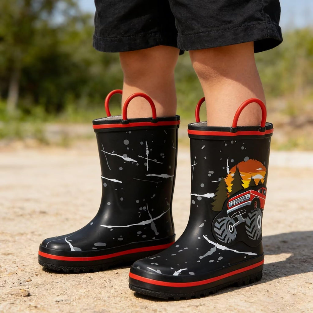 Toddler Rain Boots Kids Rubber Boots