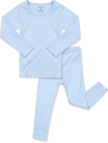 Baby Boys Girls Pajama Set Kids Toddler Snug fit Basic Cotton Sleepwear pjs for Daily