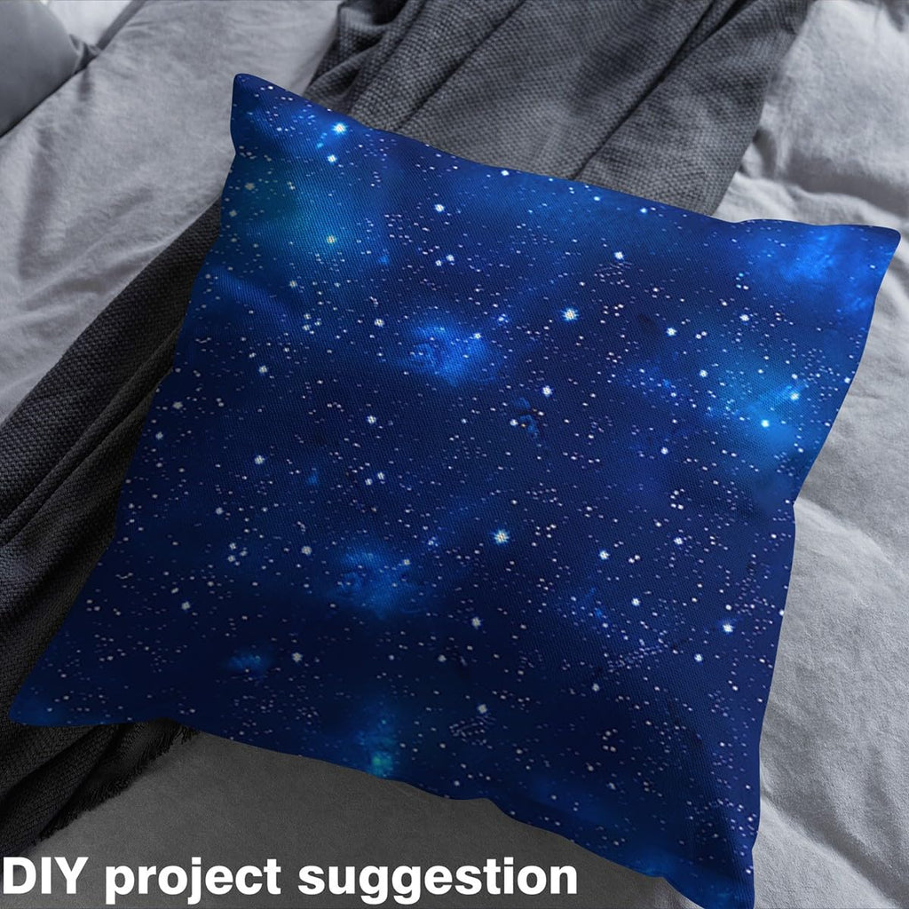 Galaxy Outer Fabric By The Yard Boys Girls Decorative Soft