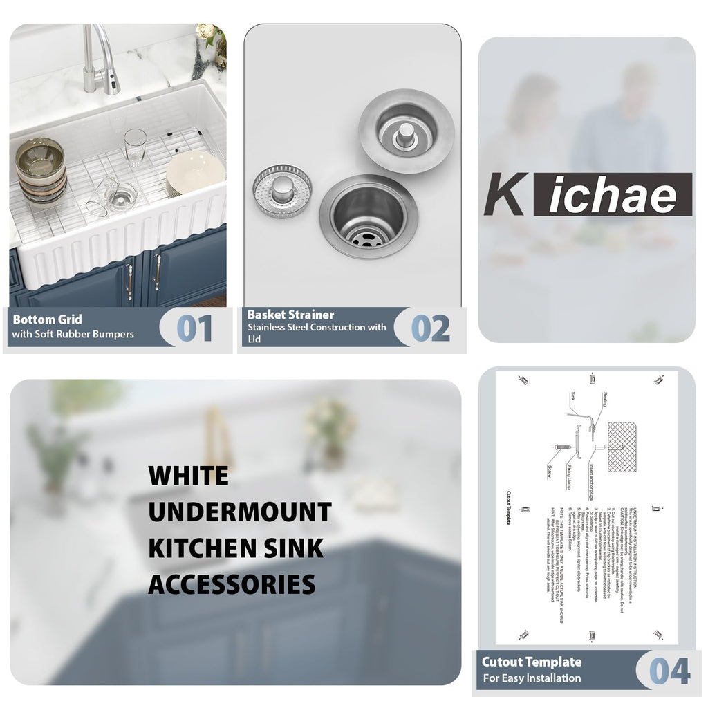 30 Farm Sink White - 30 x 18 Inch Farmhouse Kitchen Sink Flat Apron Front White Ceramic Porcelain Fireclay Single