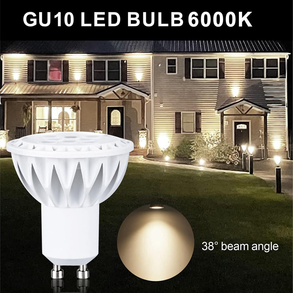 GU10 LED Bulb 5W 6000K Daylight White Dimmable, Pack of 6