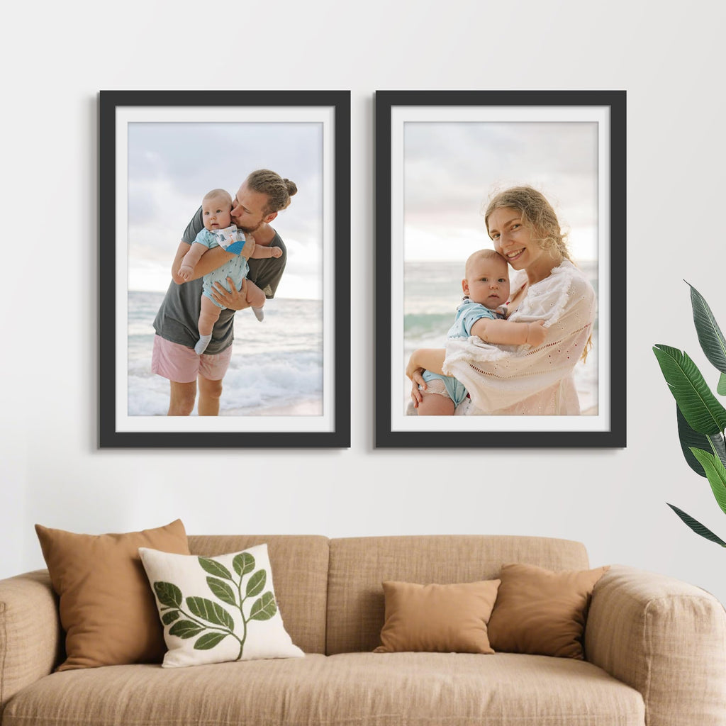 27x40 Black Poster Frame, Picture Frame for Wall, 3 Pack