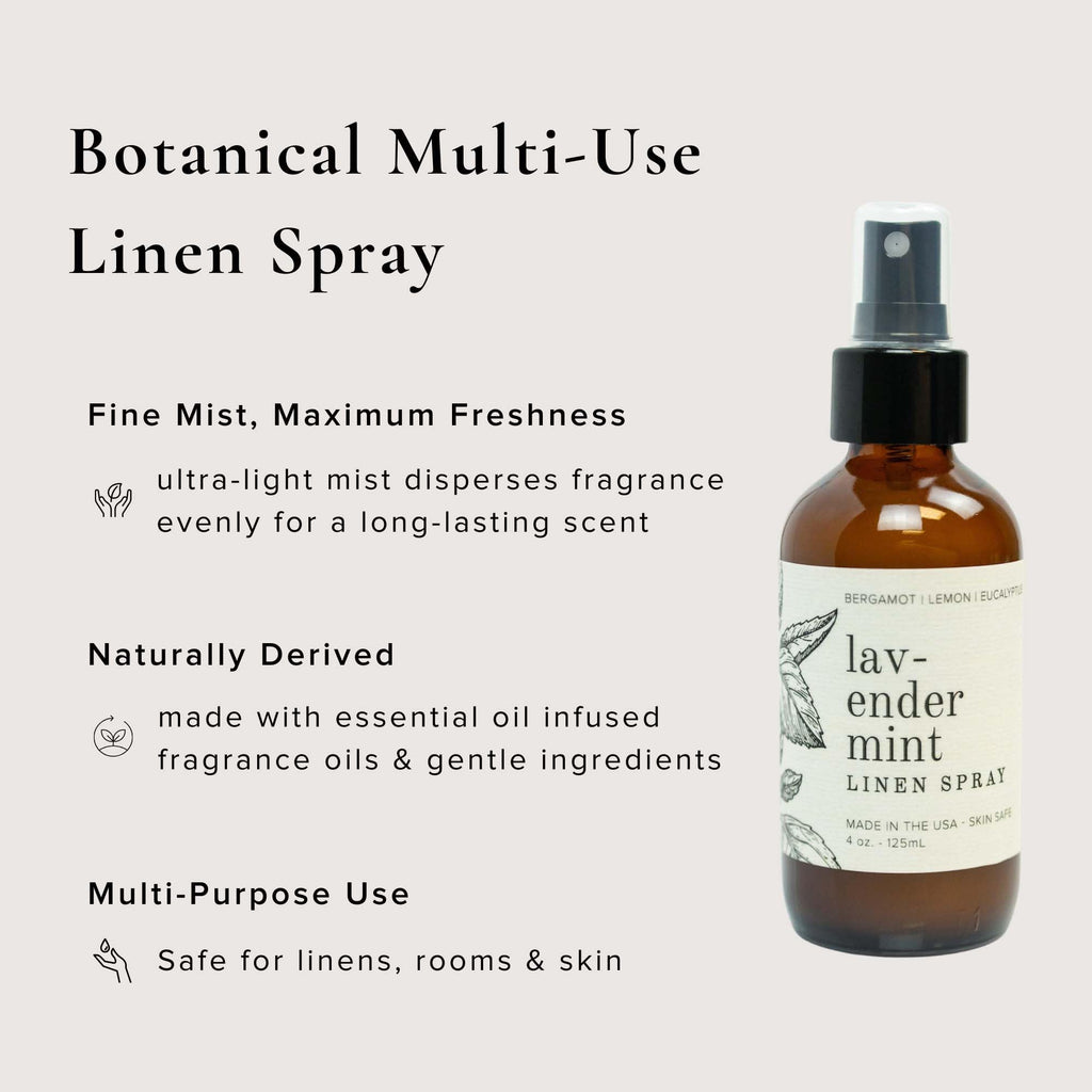 Organic Linen & Room Spray (Lavender Mint)