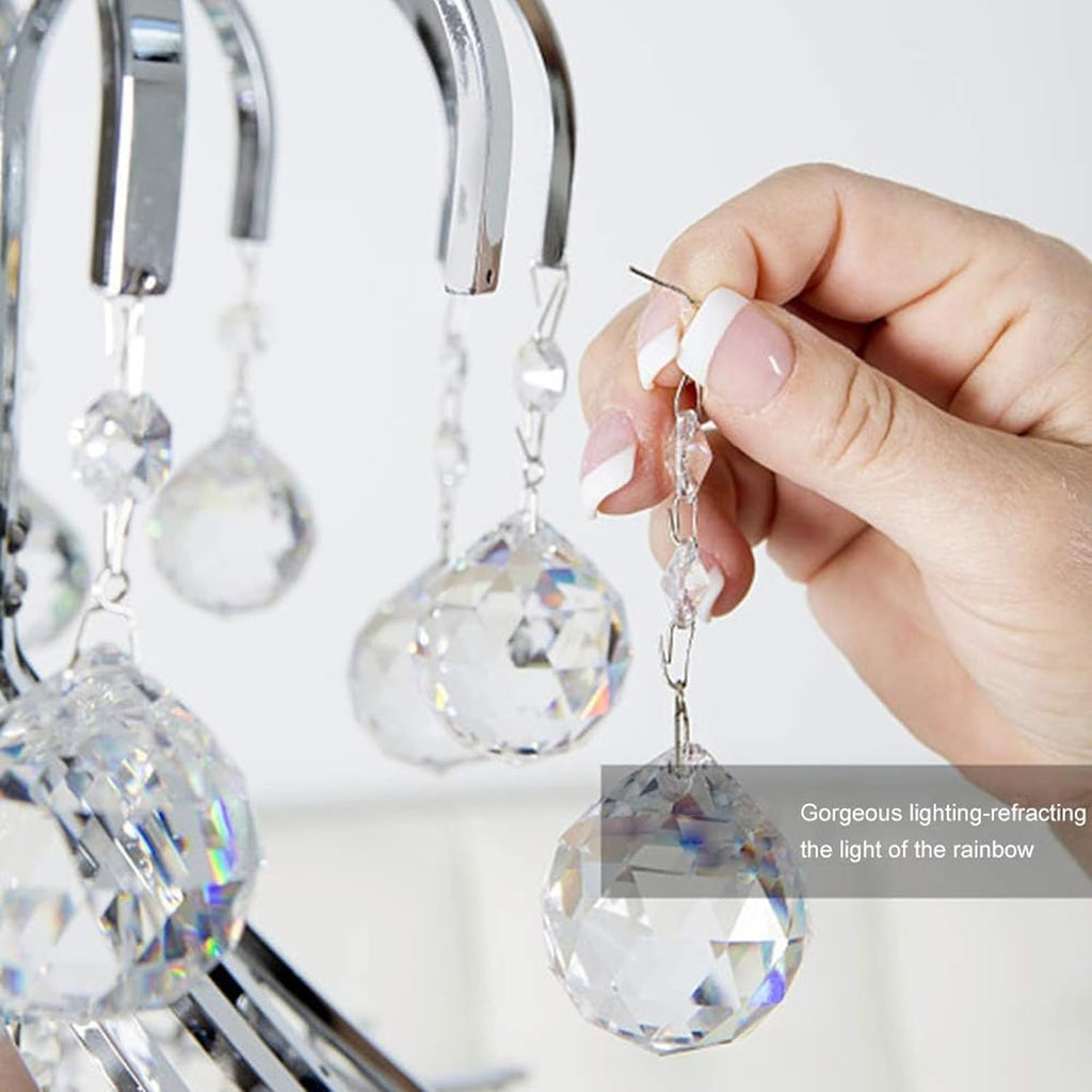 20mm Clear Crystal Ball Prism Sun Shine Catcher Rainbow Pendants Maker, Hanging Crystals Prisms for Windows