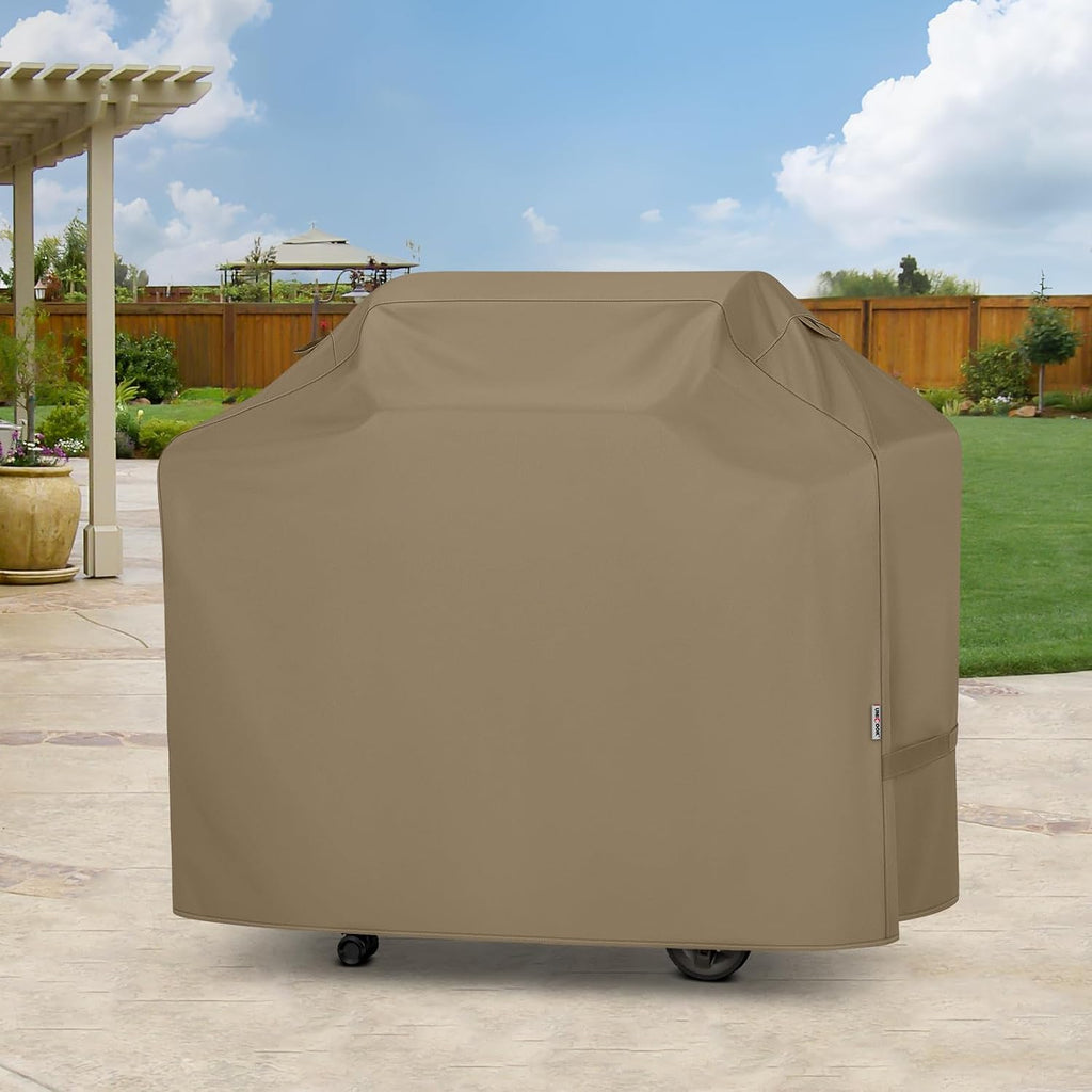 55 Inch Grill Cover, Outdoor Heavy Duty Waterproof BBQ Cover for Weber Charbroil Nexgrill Charcoal/Gas Grills, Fade
