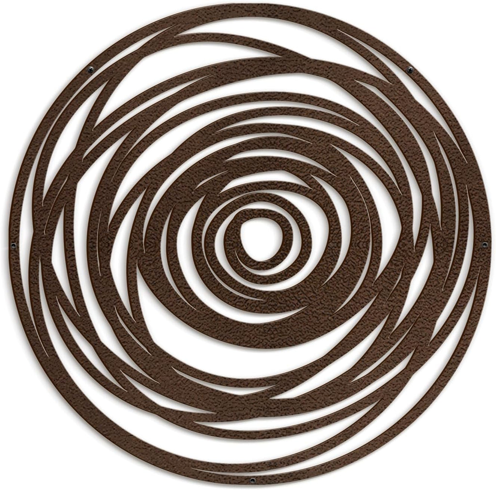 Metal Wall Art Decor Abstract Geometric Circles Minimalist Modern Abstract Wall Sculpture Hangings Home Decoration
