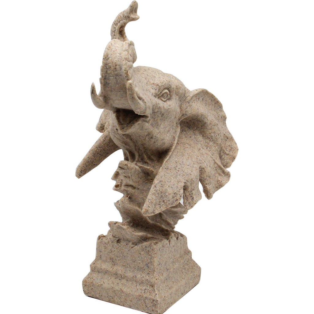 Sandstone Elephant Statue Decoration, Great Collectible Figurines