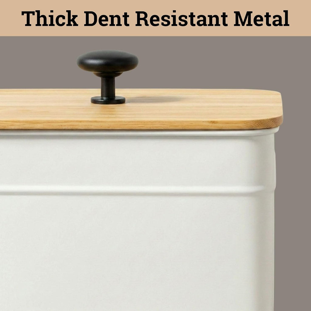 Kitchen Canisters for Countertop w/ Chalkboard Labels & Marker Pen - Set of 4
