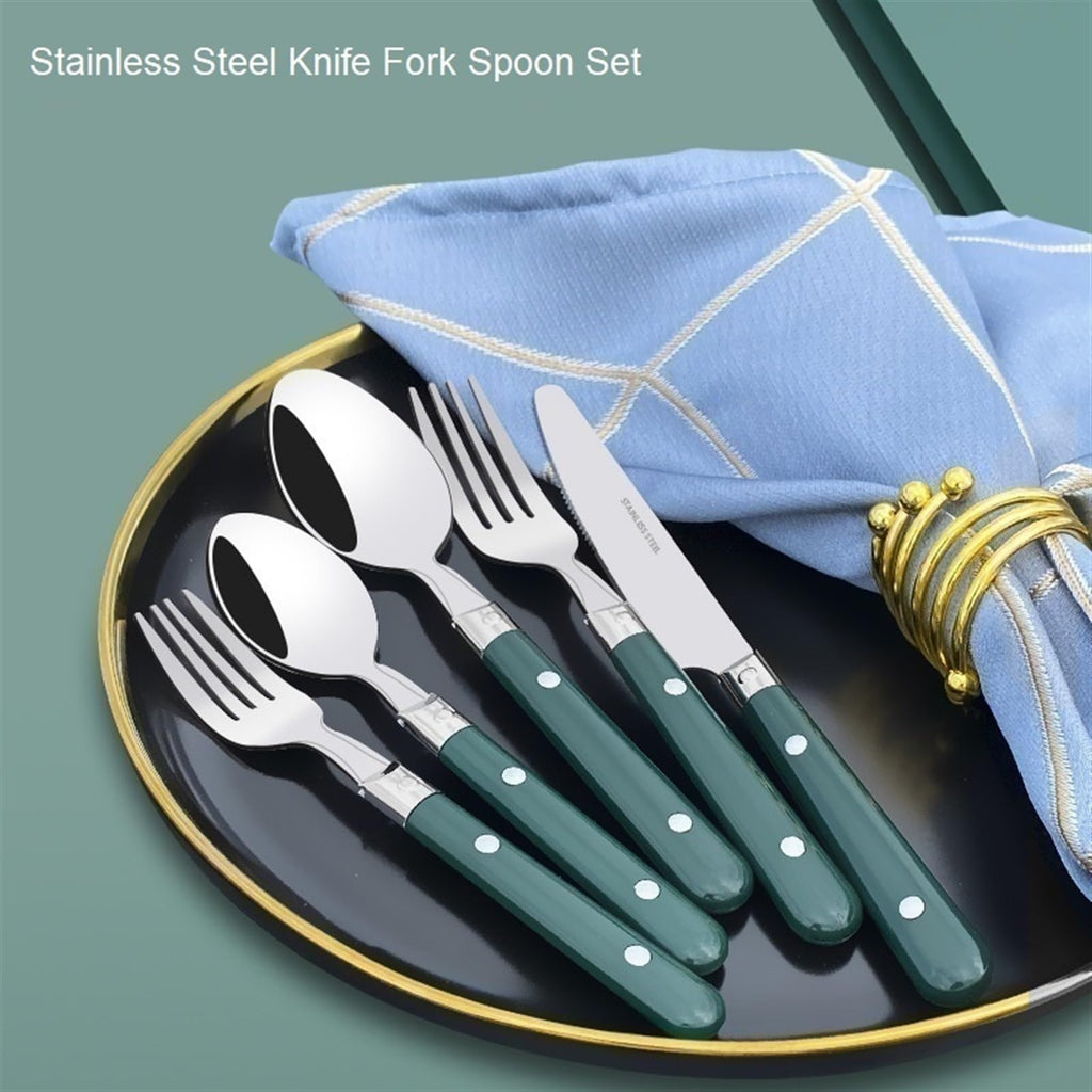 5/20/30-Piece Lightweight Stainless Steel Silverware Set for Everyday Use, Flatware Service for 1/4/6, Steak Knife