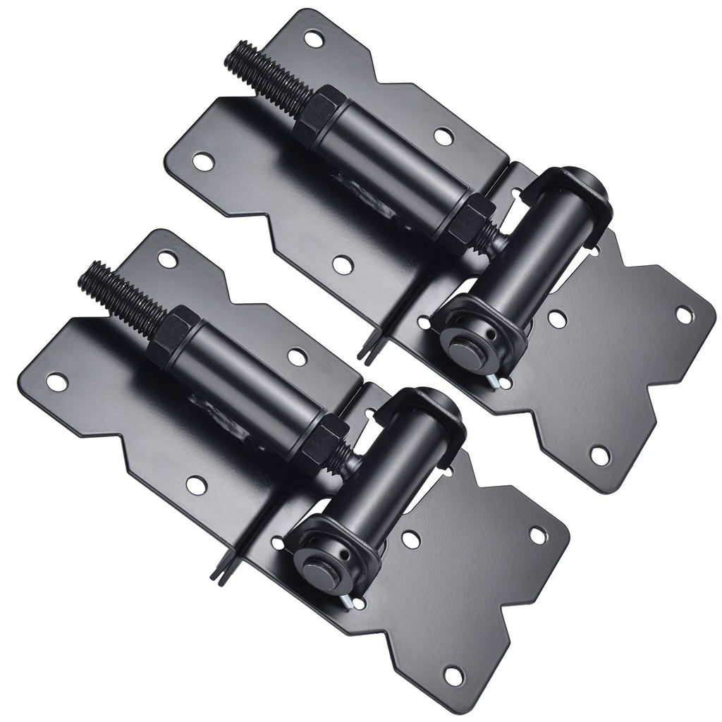 Self Closing Gate Hinges Heavy Duty, 90 Degree Adjustable, 2 Pcs