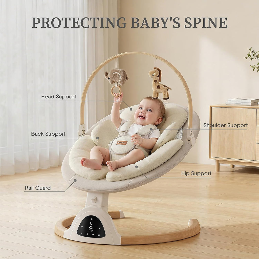 Baby Swings for Infants, Electric Baby Swing with Remote Control