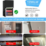 Beverage refrigerator cover 20''W x 20''D x 34''H,Suitable for 3.2 cu ft Beverage fridge/Mini fridge, 600D Oxford
