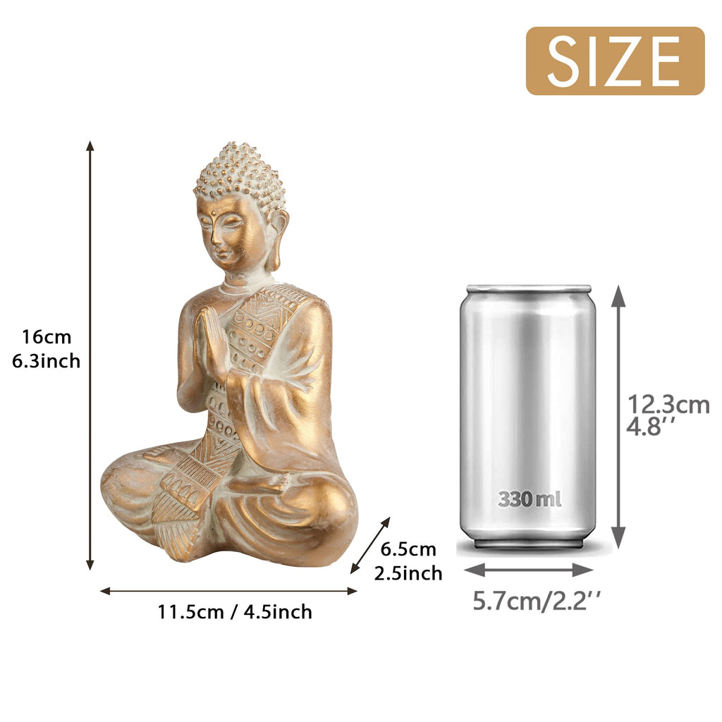 Statue Gold Resin 6.3"