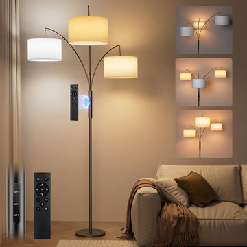 Upgraded 36W Floor Lamps - Super Bright Dimmable Tree Floor Lamp with Remote & Touch Control, Tall Lamp Corner