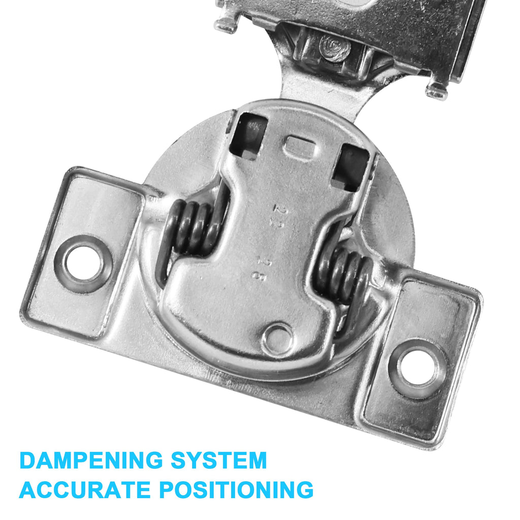 30 Pack 1/2 Inch Overlay Soft Close Cabinet Hinges