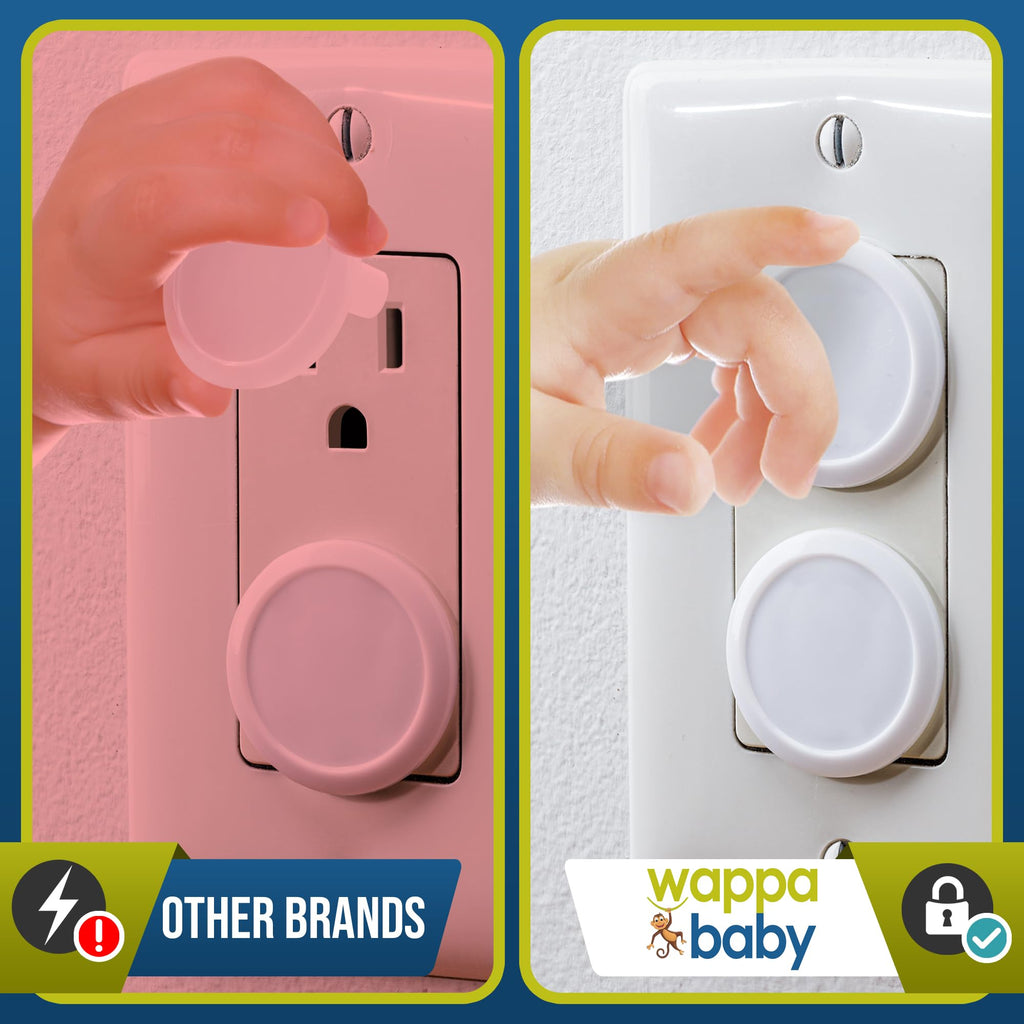 Outlet Covers Baby Proofing (50 Pack) Safe & Secure Electric Plug Protectors | Sturdy Childproof Socket Covers | Easy