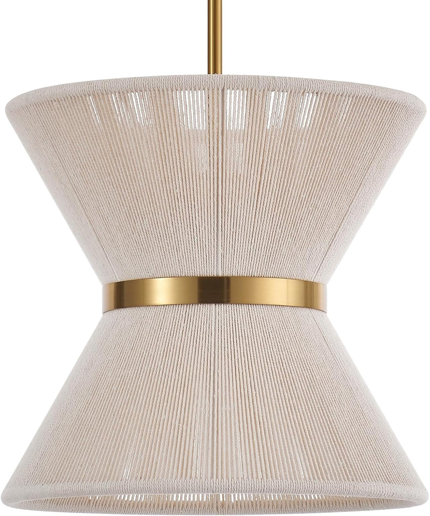 Hand Woven Boho Pendant Light Coastal Mini Modern Chandelier Adjustable Transitional Minimalist Pendant Lighting