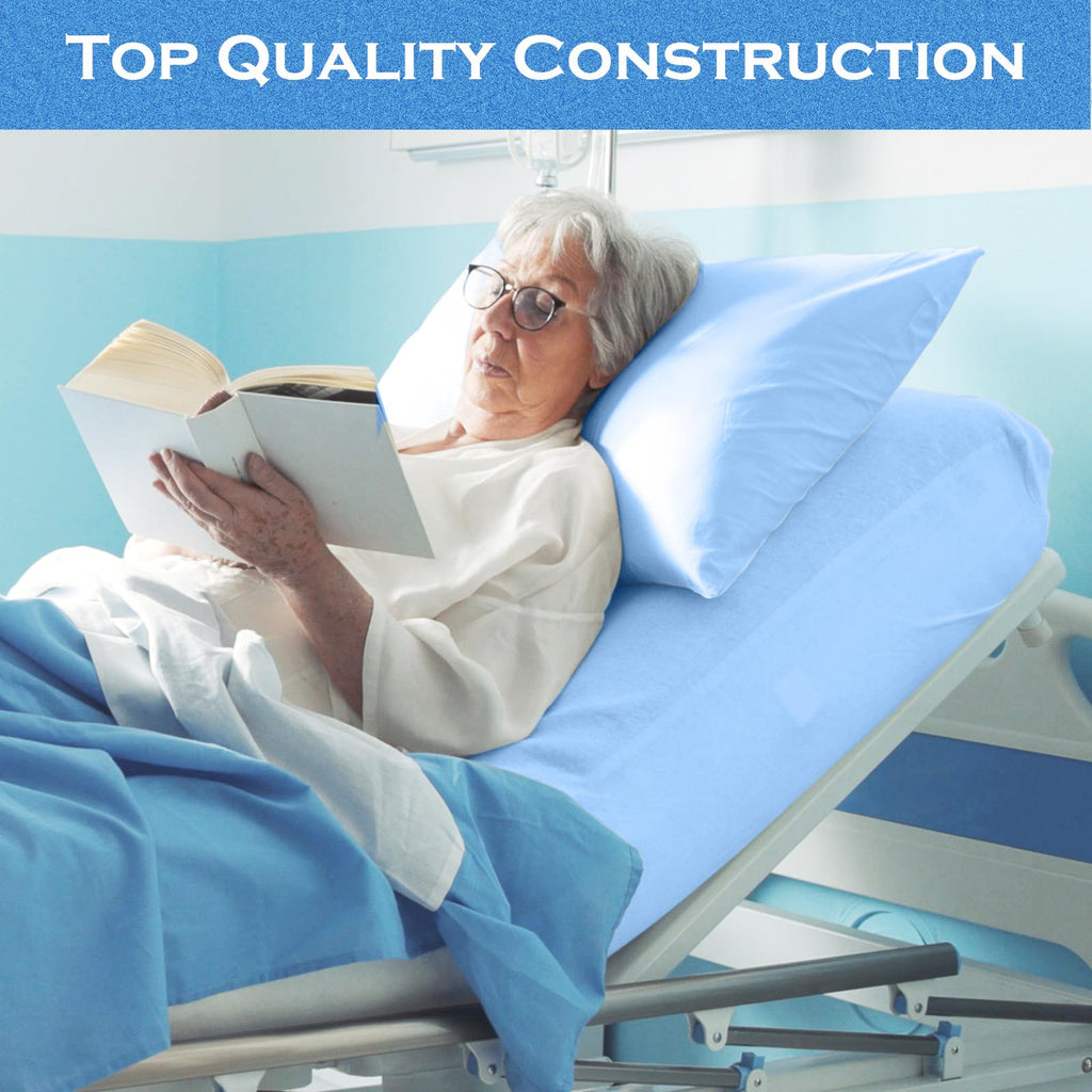 6 Pack Hospital Bed Sheets Set Elastic Jersey Nursing