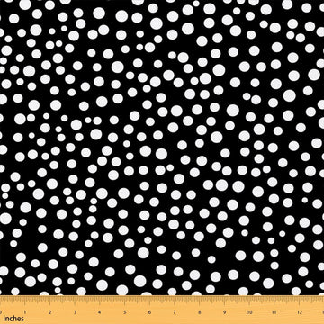 Dot Fabric By The Yard Polka Dots Upholstery Fabric for Chairs Geometric Pattern Decorative Fabric for Quilting