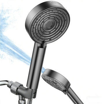 10-Mode Filtered Handheld Shower Head - Gunmetal, High Pressure