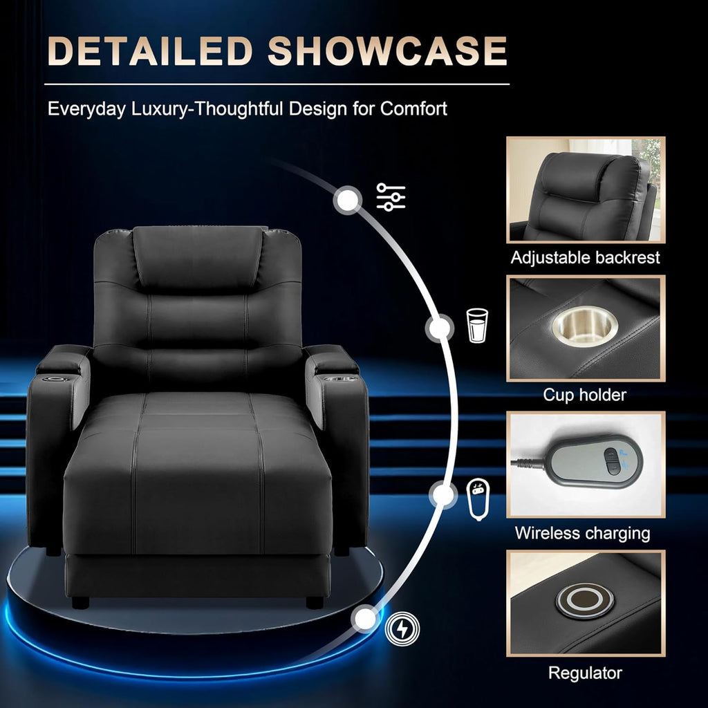 Home Theater Seating Oversized Loveseat Recliner Chair Ultra-Comfortable Reclining Chair Power Recliners Chairs with