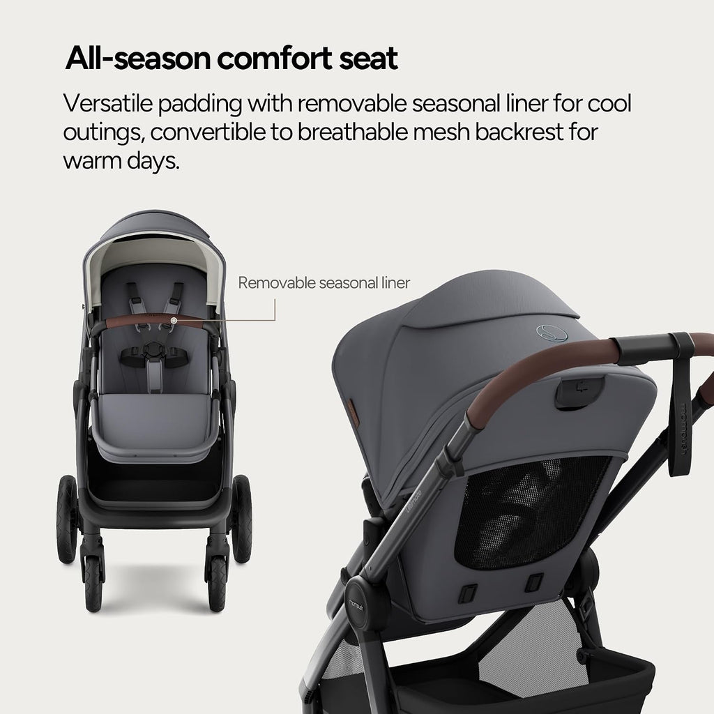 Ultimate 3 Full Size Stroller, Extendable Seat, Infant to Toddler