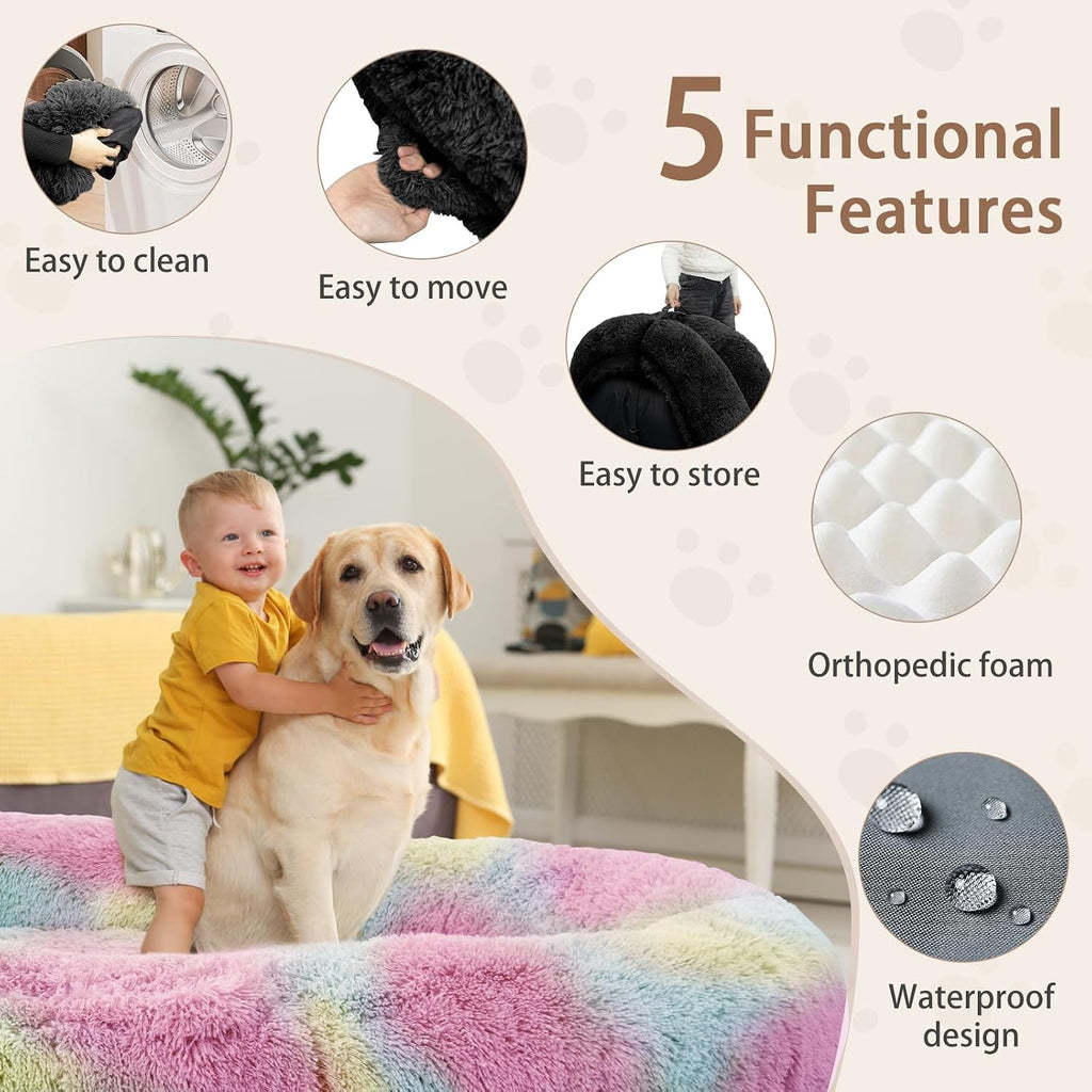 Human Dog Bed, Size Fits Adult and Pet Washable Giant People Bed 10 CM Thick Memory Foam Large