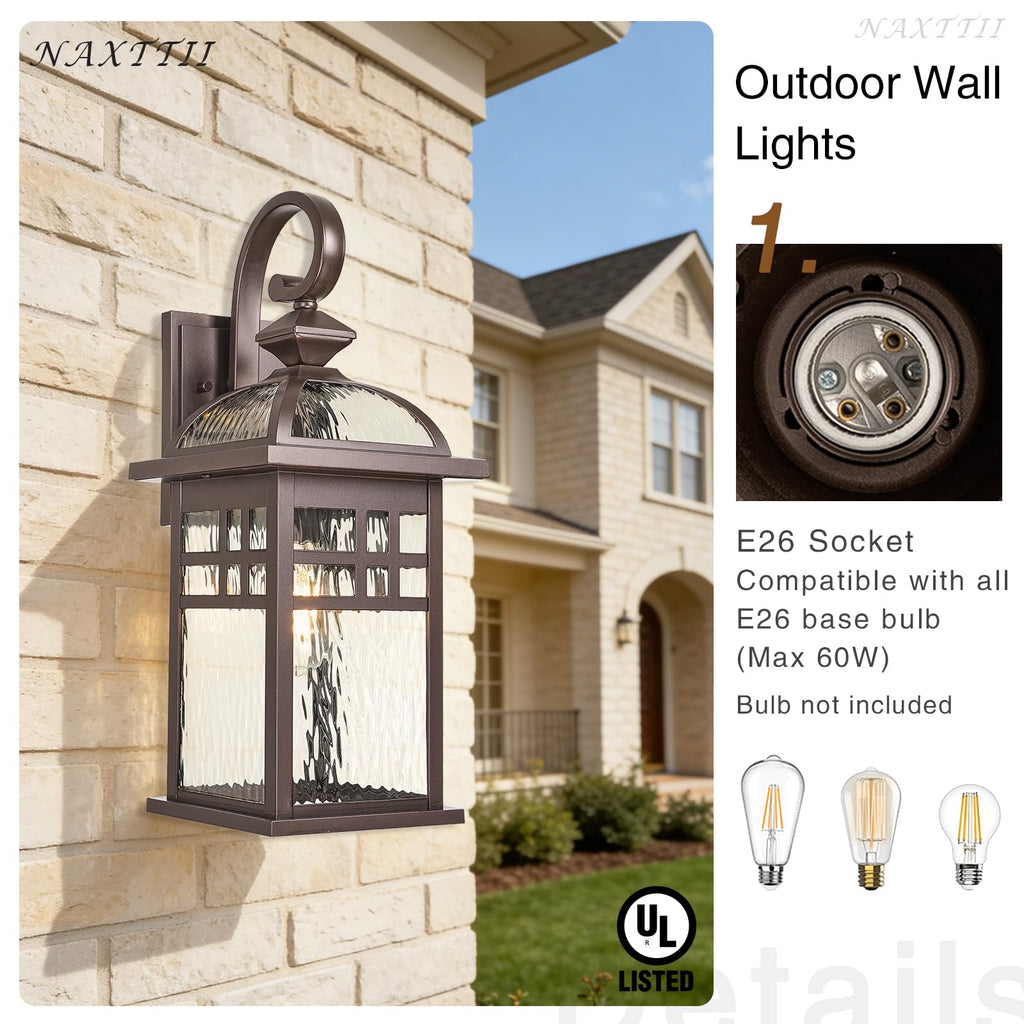 Outdoor Porch Lights Wall Mount Exterior Lighting Fixtures