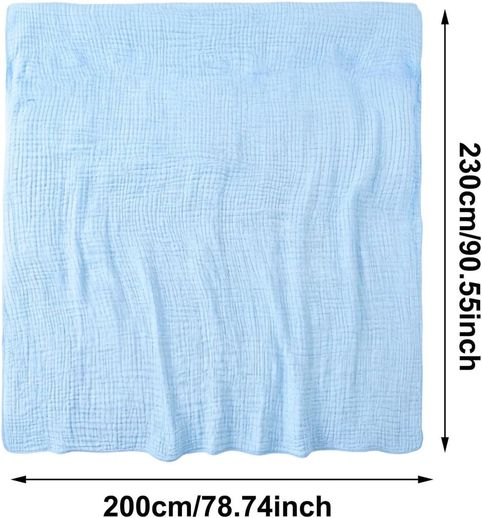 Cooling Blankets for Hot Sleepers, 80"x90" Lightweight Cotton Summer Blanket of Rayon Derived from Bamboo, Soft