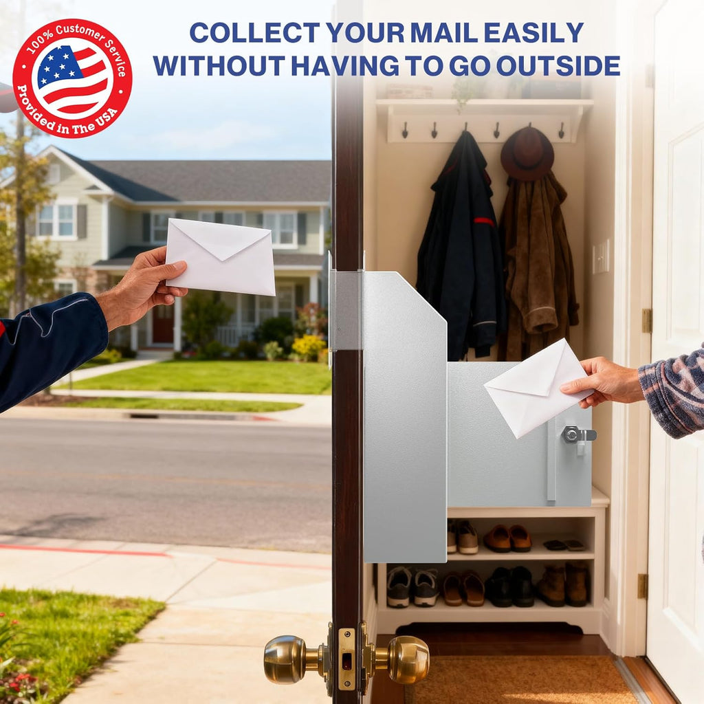 Door Drop Box for Mail, Rent, Deposit, and Night Key