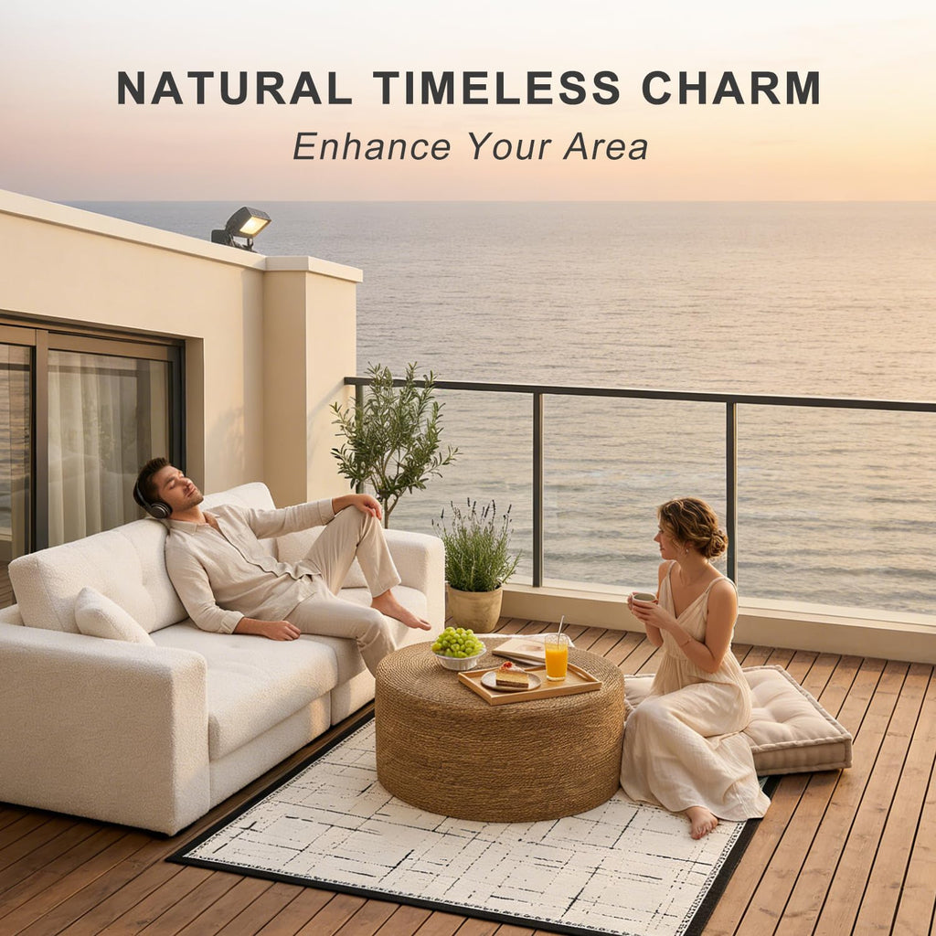 30'' Round Seagrass Wicker Coffee Table