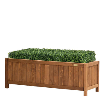 Hampton Classic Wooden Planter Box (44"" Lx15 Wx15 H) Brown