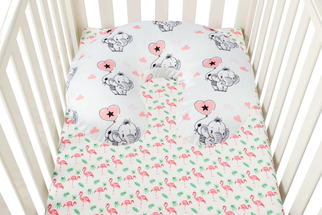 Nursing Pillow Cover Set 3 Pack Slipcovers Ultra-Soft Stretchy