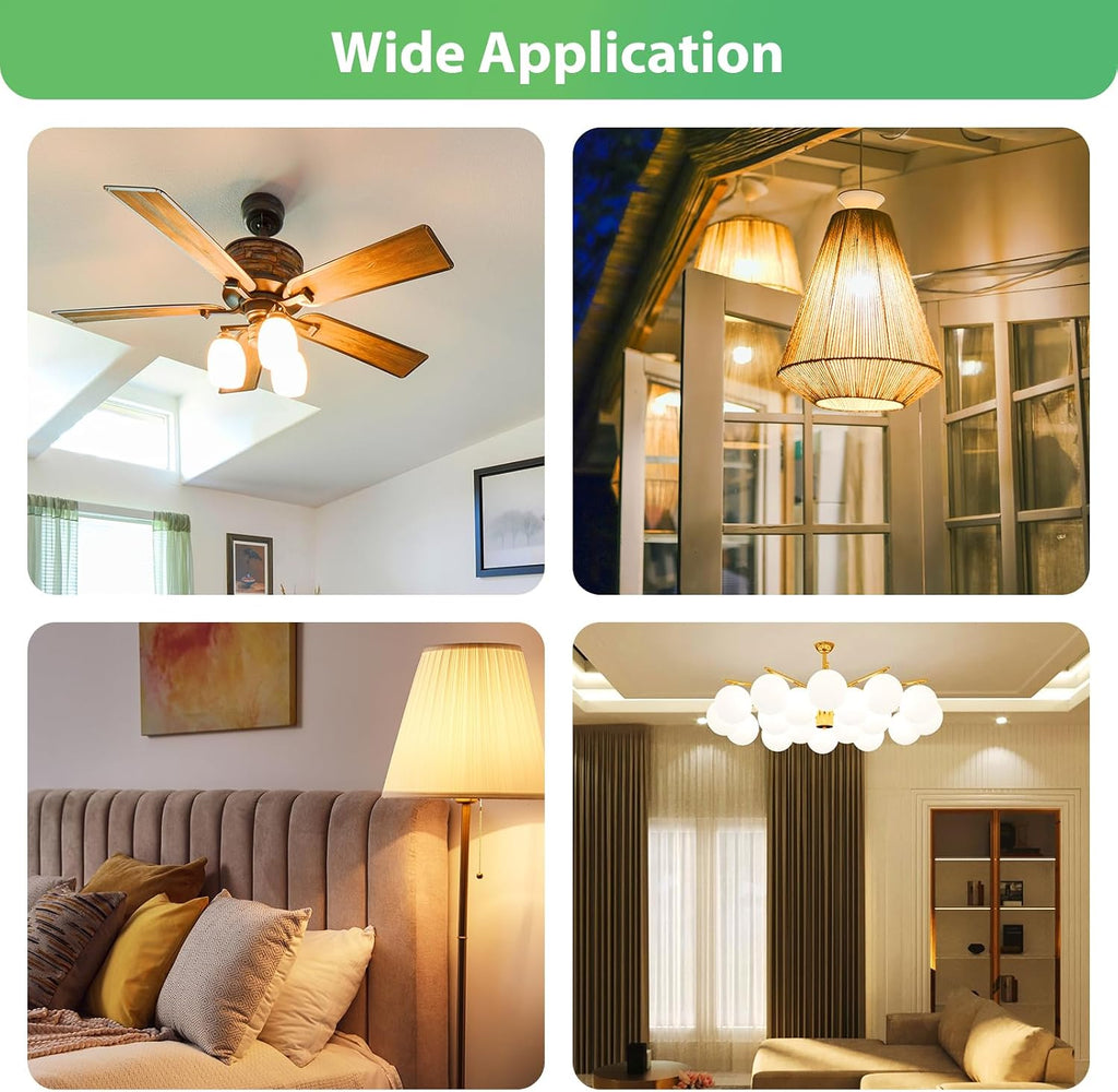 LED Refrigerator Light Bulb, 40W Equivalent, 120V, Fridge Light Bulb 2700K Soft White, A15 Appliance Bulb 5.5W
