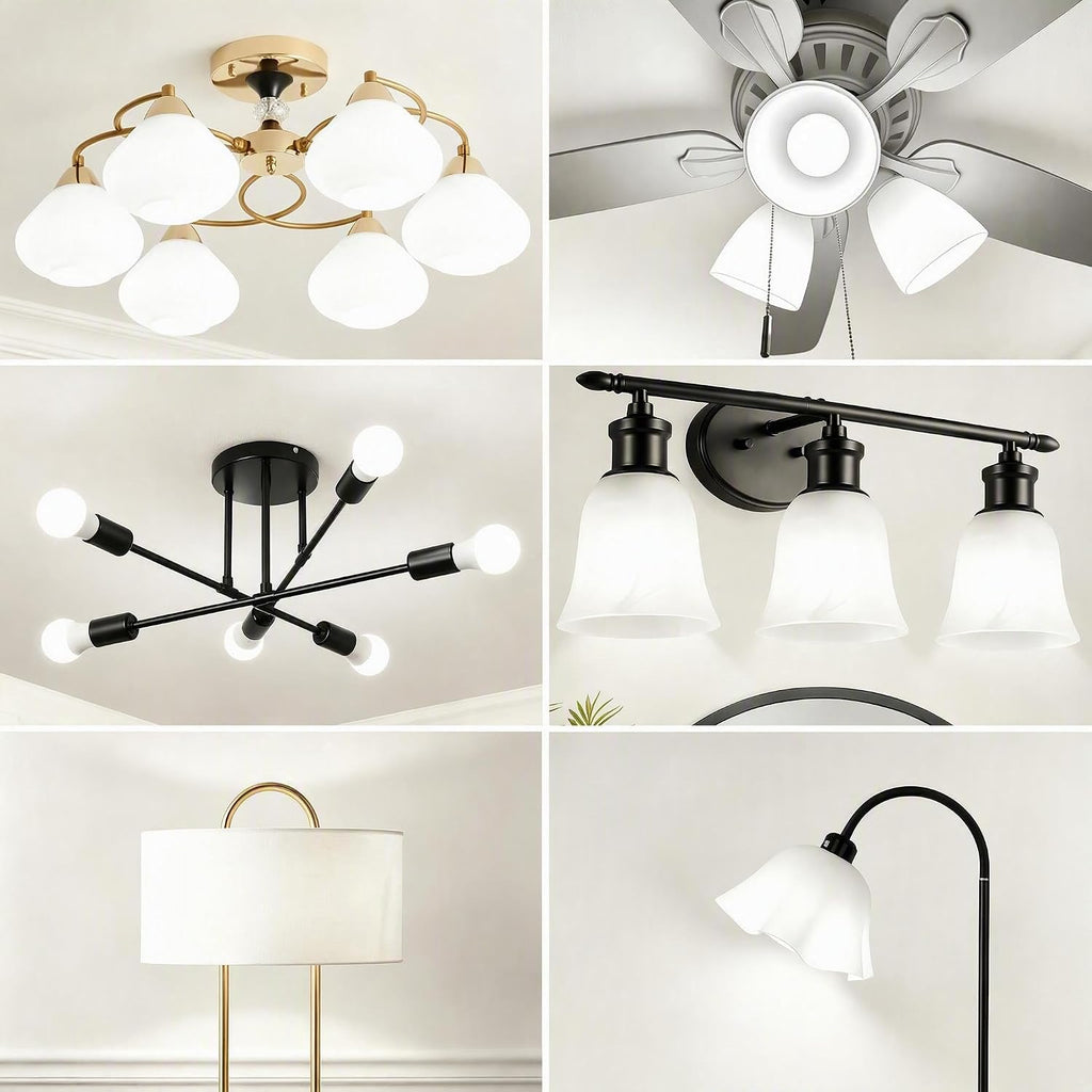 A19 LED Light Bulbs, 4000K Cool Neutral White,60W Eq,E26 Standard Base