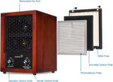 5-in-1 HEPA Air Purifier & Ozone Generator, Ionizer & Deodorizer for Up to 3,700 Sq/Ft - Included HE